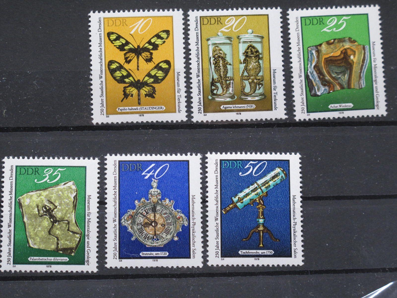 Tutti i francobolli: DDR 1978 Wissenschaftliches Museum ** – Usato da Wil SG venduto da fva01