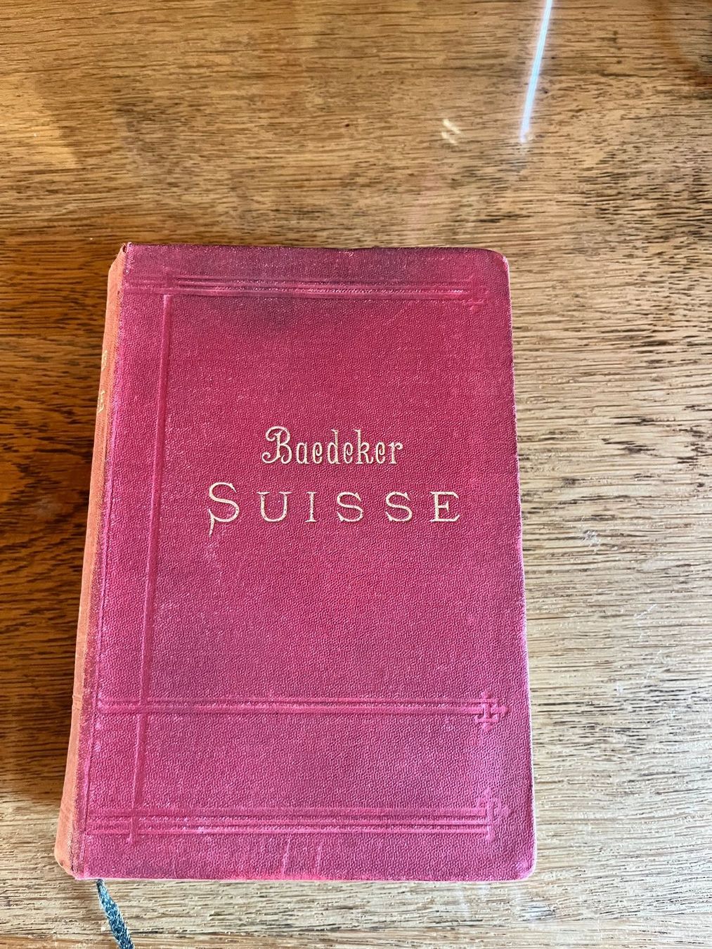 Livres: BAEDEKER SUISSE EDITION 1889 – D'occasion à Vernamiége par JEANLUC29