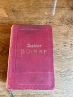 BAEDEKER SUISSE EDITION 1889