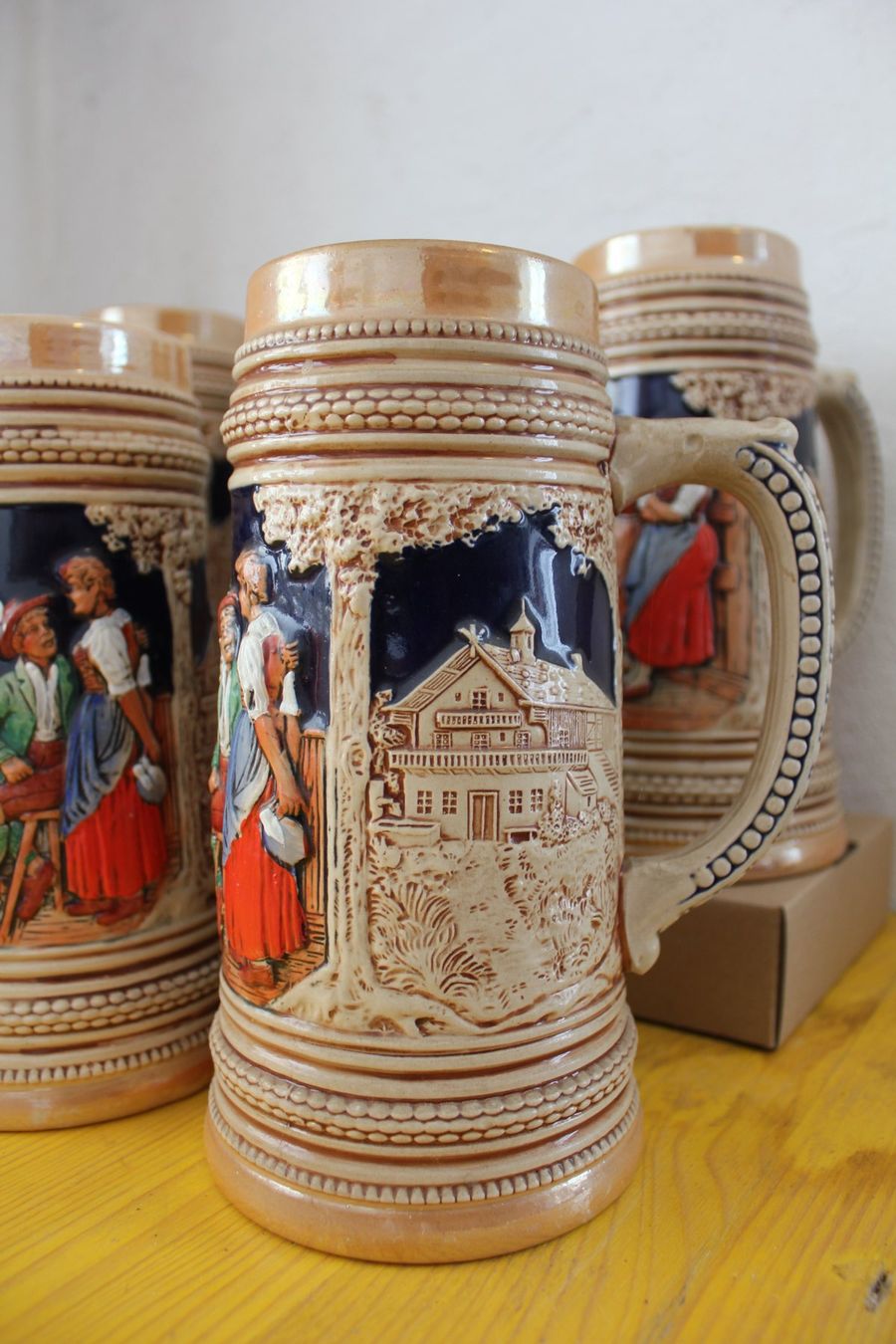 Bicchieri: Bierhumpen Keramik Glas – Usato da Seewen SO venduto da Bettenberg 4