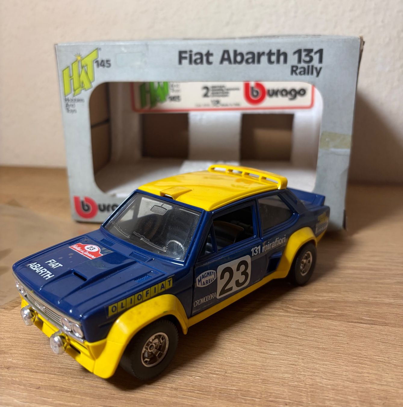 Abarth Modellini d'auto: Fiat Abarth 131 Rally Bburago 1/24 – Usato da Thusis venduto da chur_city