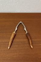 Vintage Nussknacker mit Geweih Griffen Edelstahl Nusszange