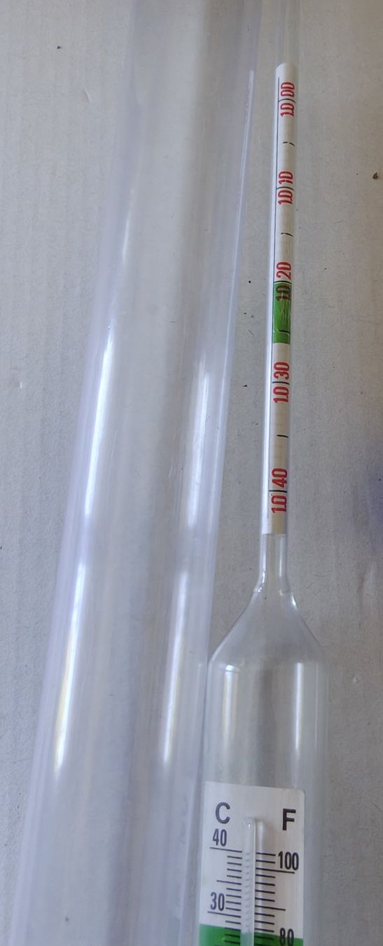 Misurare: Aräometer mit Thermometer und Messzylinder gebraucht – Usato da Uerkheim venduto da Justi.y 3