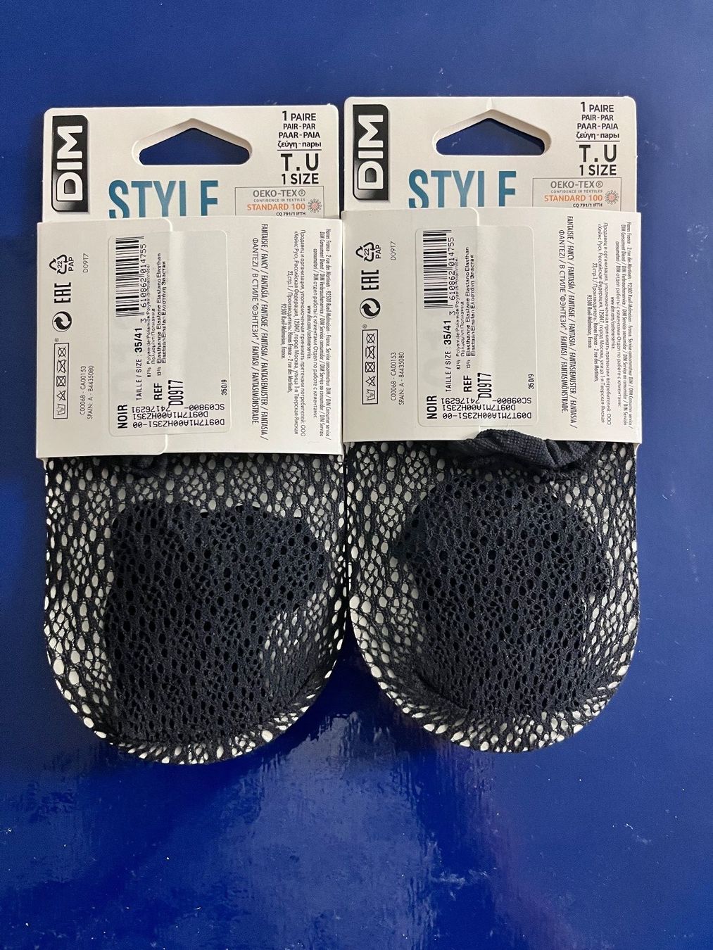 Calze: Netzsöckchen Style,  DIM, Gr. 35 - 41, Farbe Schwarz – Nuovo e nell'imballaggio originale da Rudolfstetten venduto da gst_g7xl 2