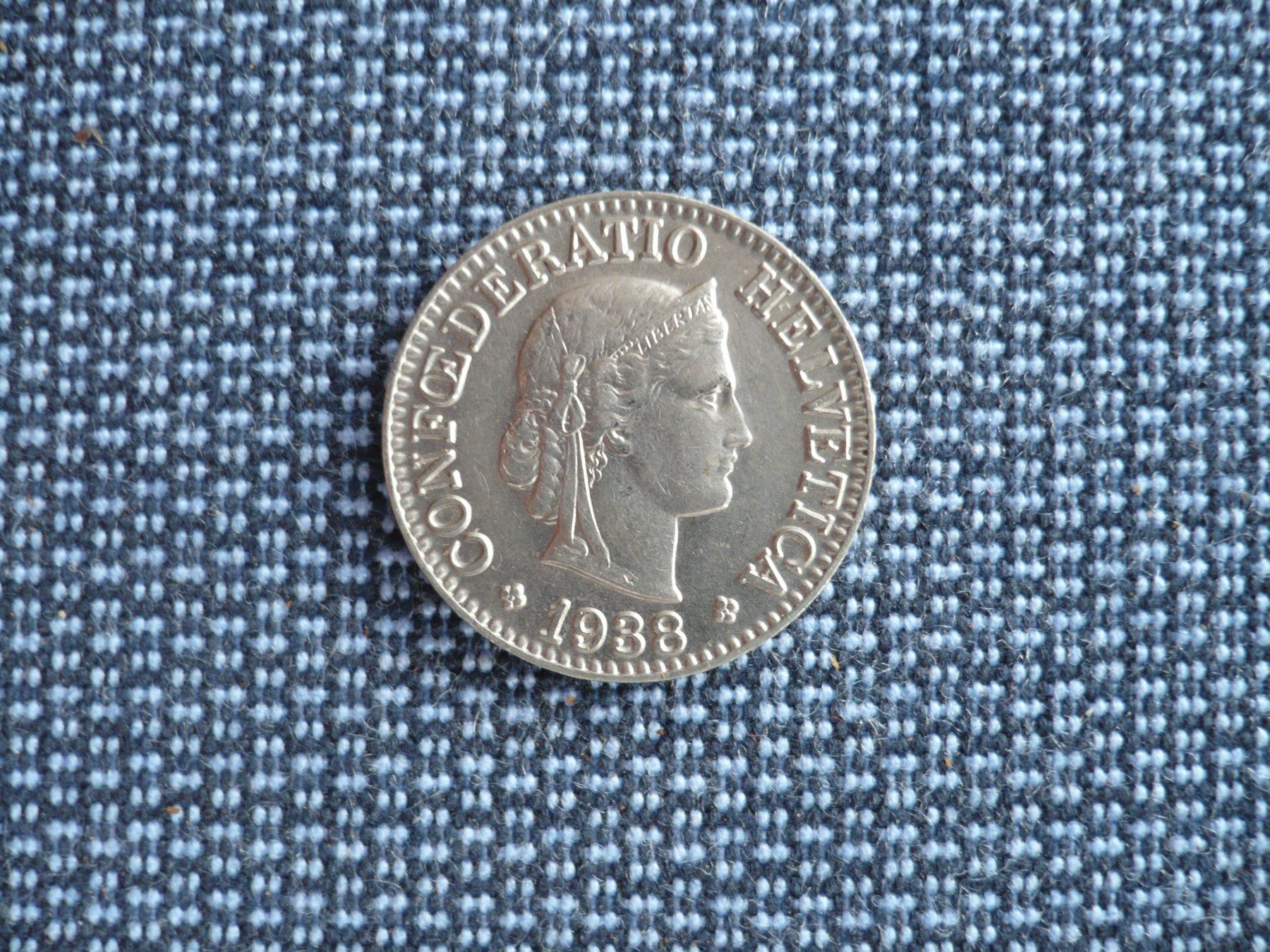 Alle Münzen: 10 Rappen 1938 – Gebraucht aus Winterthur von kormorans