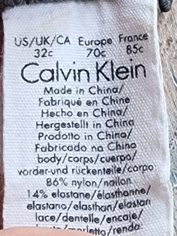 Calvin Klein Altra biancheria intima: BH Calvin Klein Blumenmuster Gr. 70C – Usato da Nebikon venduto da Japostyle 2