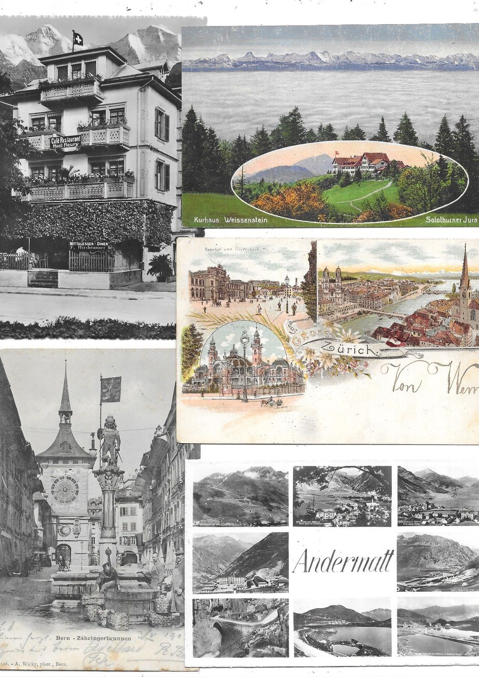 Cartoline postali: 1300 Stk kleinformatige Ansichtskarten 1900-1960 (ca.7.5 kg) – Usato da Schocherswil venduto da prinzipal60 9