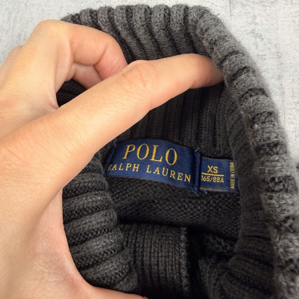 Ralph Lauren Maglioni & Felpe: Pull en Maille Noire Polo Ralph Lauren - Taille XS – Usato da Neuchâtel venduto da aliceguins 3