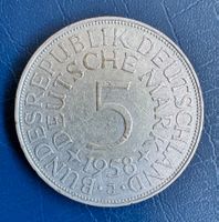 5 Deutsche Mark von 1958 J - BRD Sammlermünze Rarität!