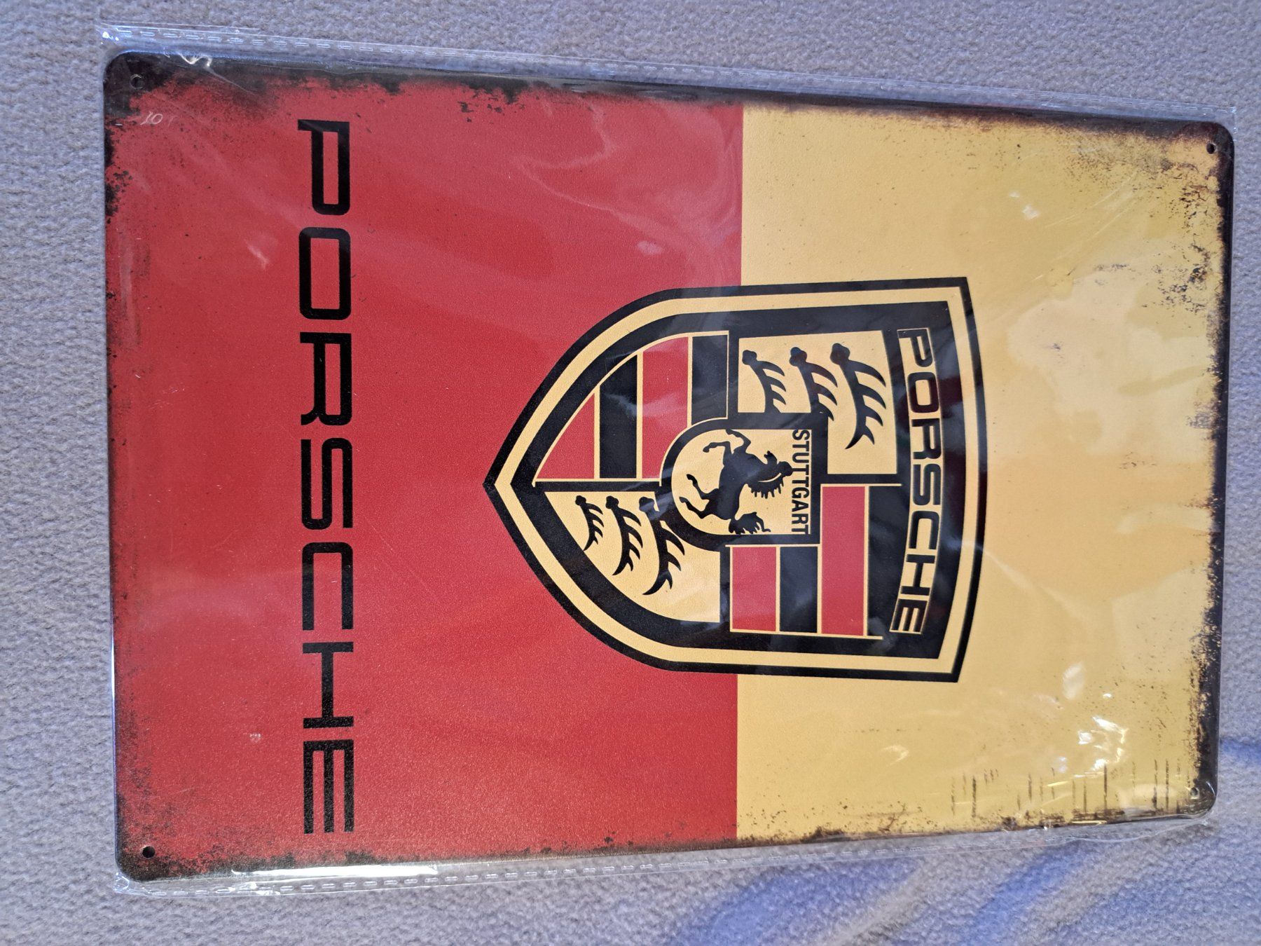 Insegne: 3 Stk. Blechschilder Porsche  neu – Nuovo (secondo la descrizione) da Widnau venduto da Senna7 5