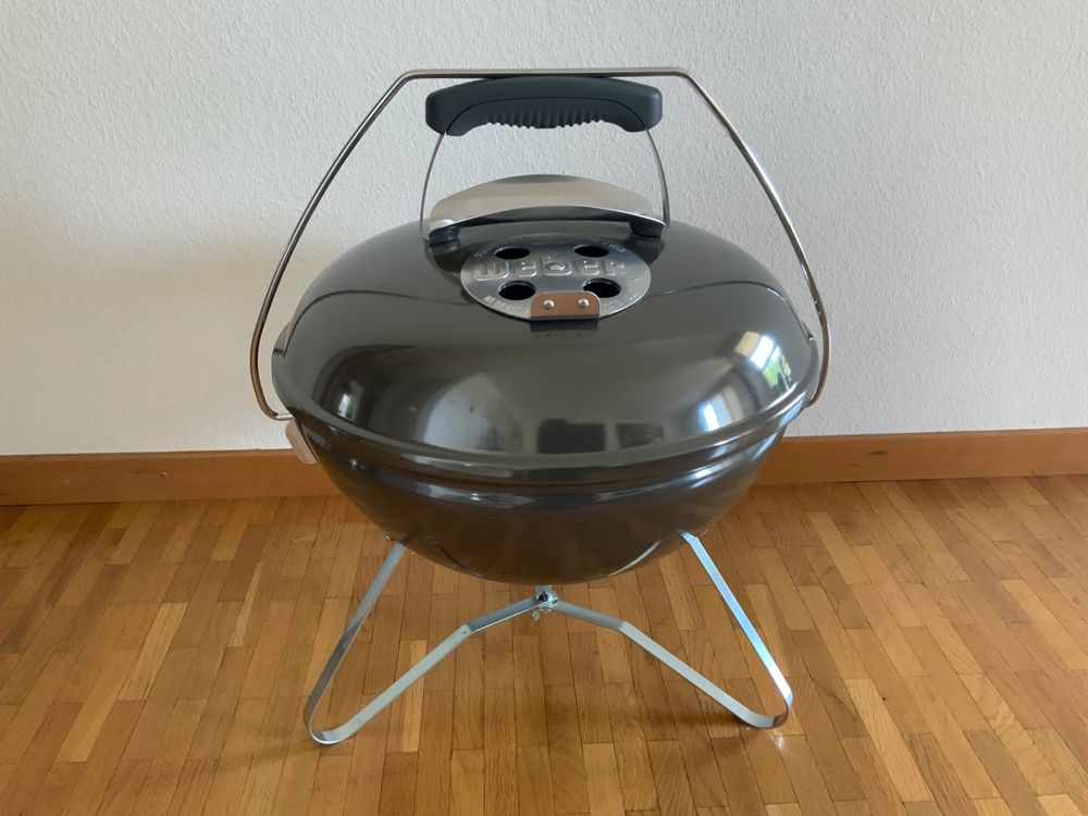 Borsa Da Trasporto Per Griglia Weber Smokey Joe 37 Cm – In Nylon Resistente All'acqua, Con Cinghie E Tasche, Per Campeggio E Picnic