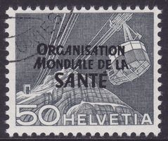 OMS SBK-Nr. 14 (Technik und Landschaft 1950) gestempelt