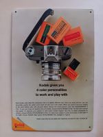 Kodak Blechschild