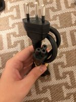 Stromkabel Schweiz auf 3-Pin Netzstecker guter Zustand