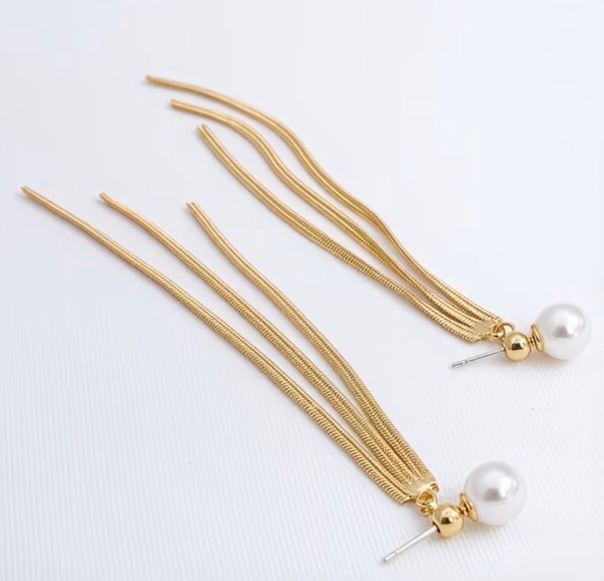 Orecchini pendenti & Orecchini a lobo: Mode Schmuck Perlen Ohrsteck Gold – Nuovo (secondo la descrizione) da Zürich venduto da EMMA0111 3