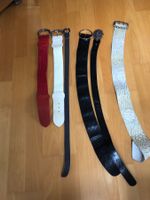 Sammlung Damengürtel, rund 6Stück