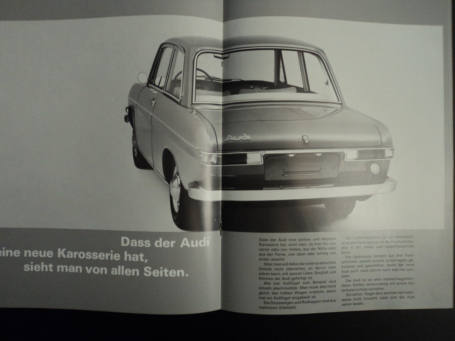 Audi Dokumente: Prospekt Audi Auto Union ca. 1966 – Gebraucht aus Schwarzenburg von modelCARama 4