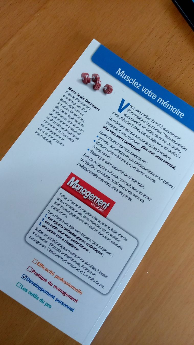 Libri: Musclez votre mémoire – Usato da Porrentruy venduto da tupatup 1
