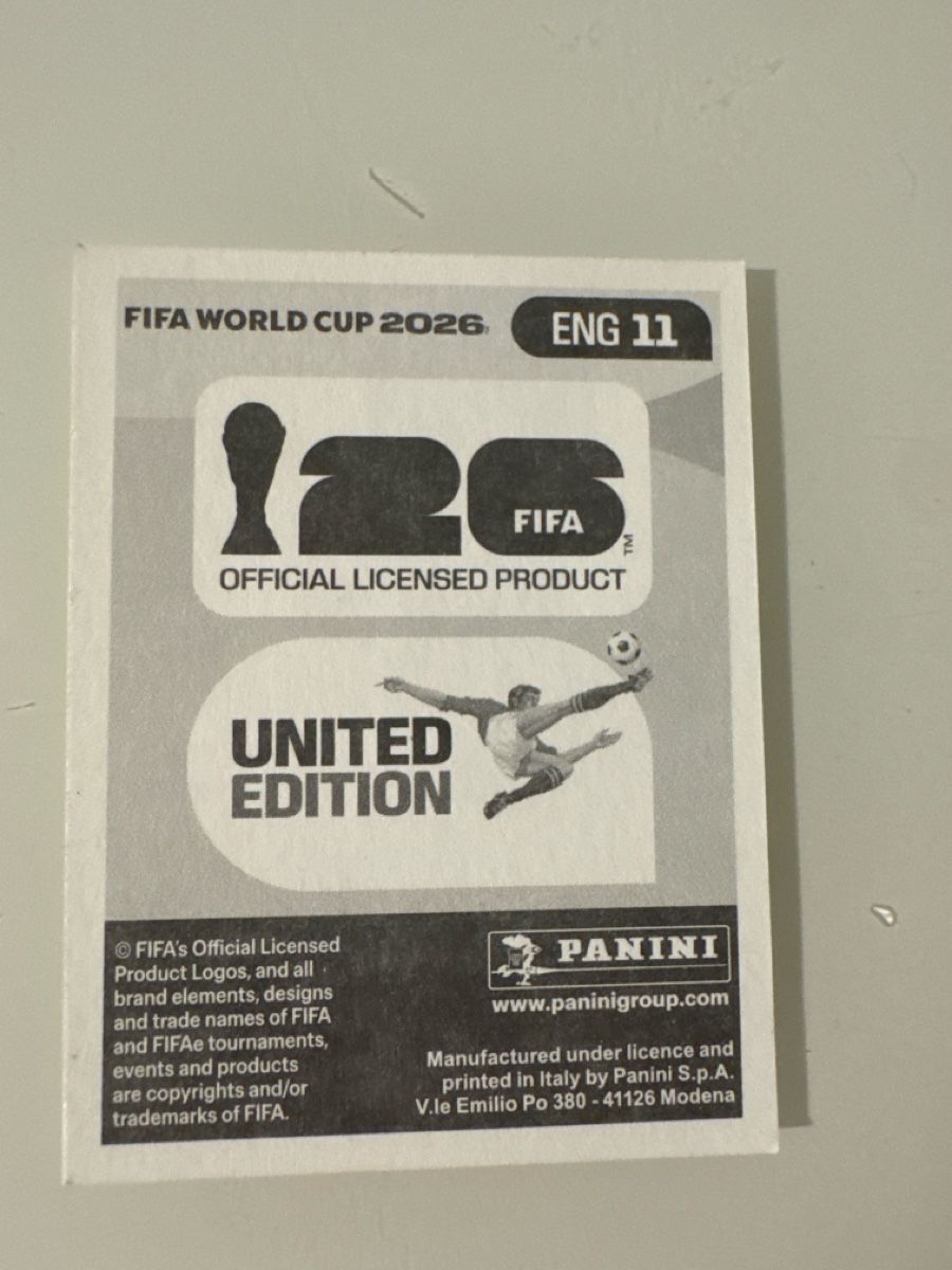 Panini Carte collezionabili: Panini 2026 Jude Bellingham ENG11 – Nuovo (secondo la descrizione) da Bern venduto da akl_sy9s 1