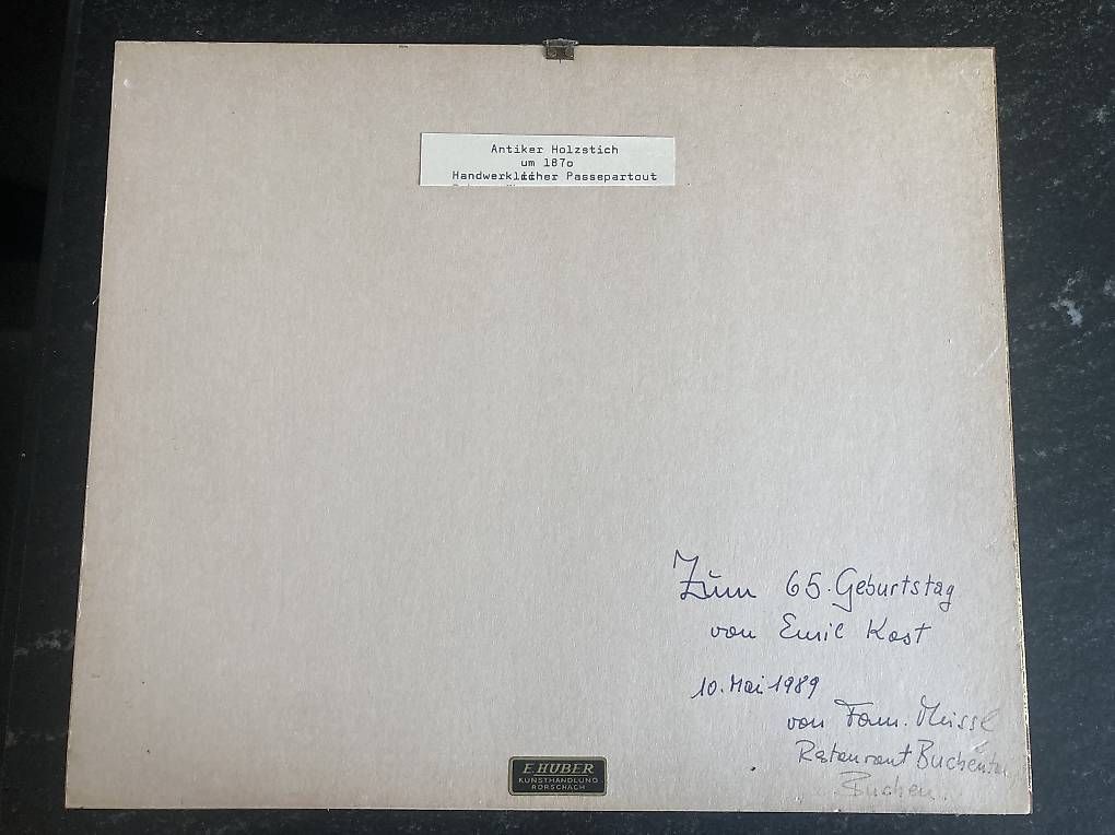 Incisioni: Antiker Holzstich um 1870 – Usato da Staad SG venduto da gab_7dr9 2