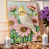 Diamond Painting Perlen Nymphensittich
