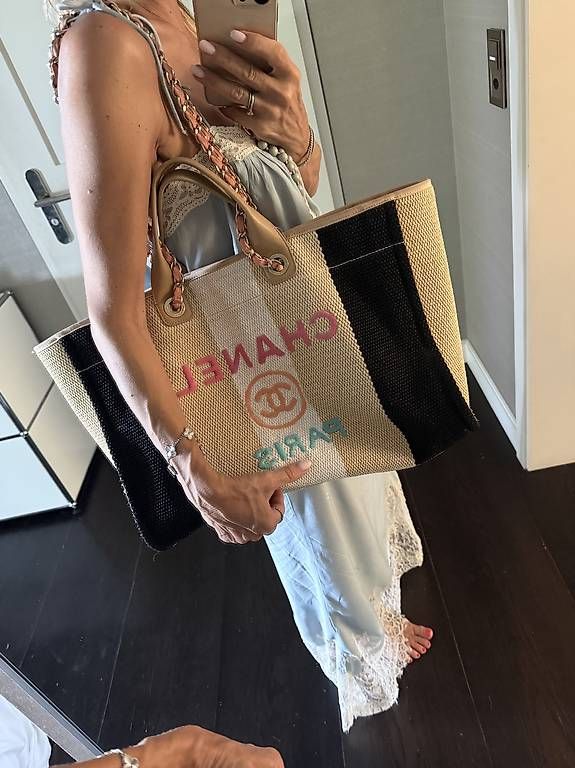 Chanel Taschen für Damen: Chanel Deuville Shopper – Gebraucht aus Wädenswil von Cocomagi 1