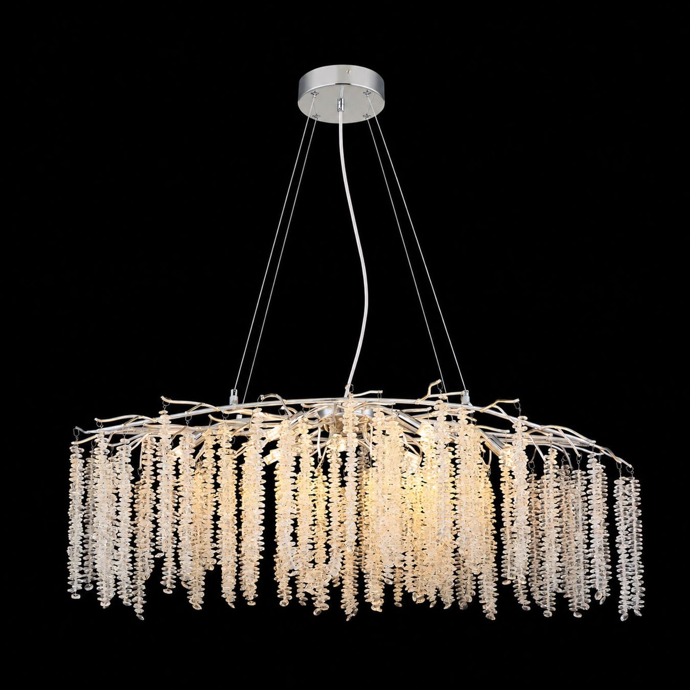 Lampadari & plafoniere: Pendelleuchte, Chrom, 100 cm x 40 cm – Nuovo (secondo la descrizione) da Kreuzlingen venduto da Smart-Light 3