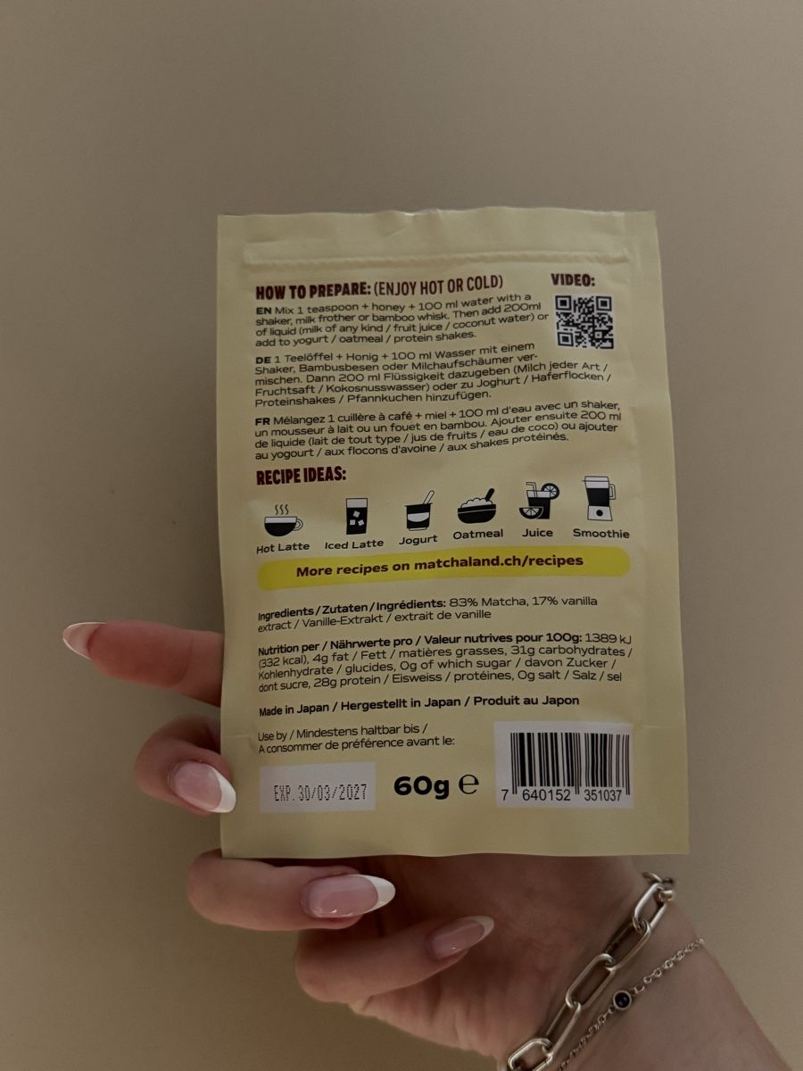 Cibi & Specialità: Matchaland, Vanille Matcha Pulver – Nuovo (secondo la descrizione) da Tuggen venduto da jess_gls06 1