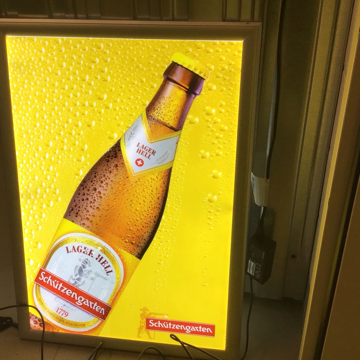 Insegne: Schützengarten Leuchtreklame,, Lager Bier. – Usato da Buchs ZH venduto da Obstgarten78 3