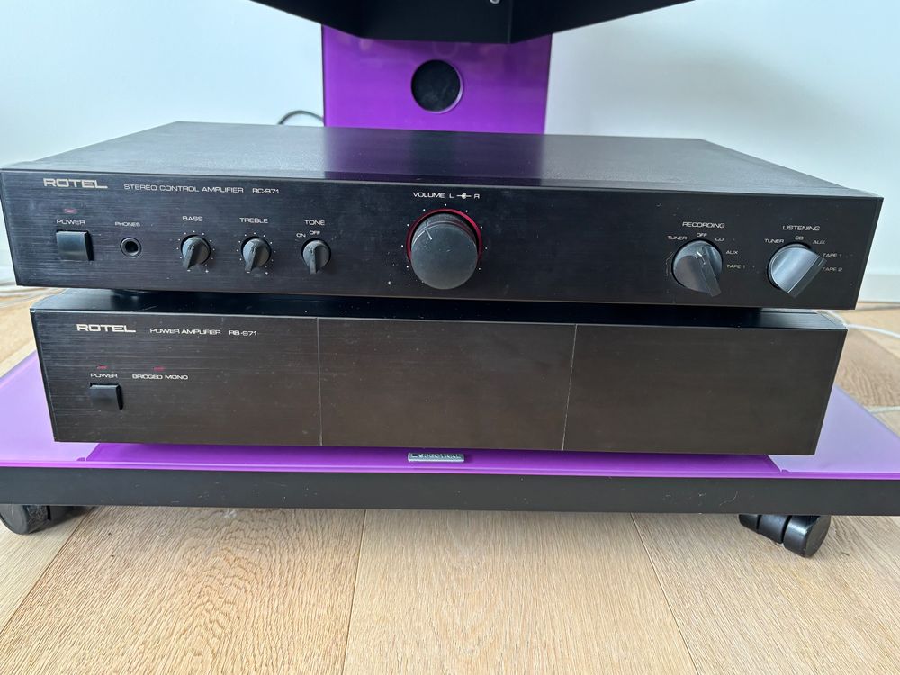 Rotel RC-971 & RB-971 STEREO-ENDSTUFE & STEREO-VORVERSTÄRKER (Gebraucht ...