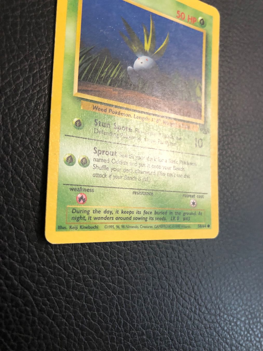 Pokémon Carte collezionabili: 1999 Jungle Oddish 58/64 Ab 1 – Usato da Paradiso venduto da Pkmn10 2