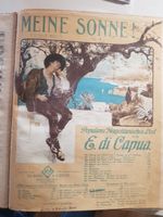 antikes Buch mit Musik Klavier Noten um 1900
