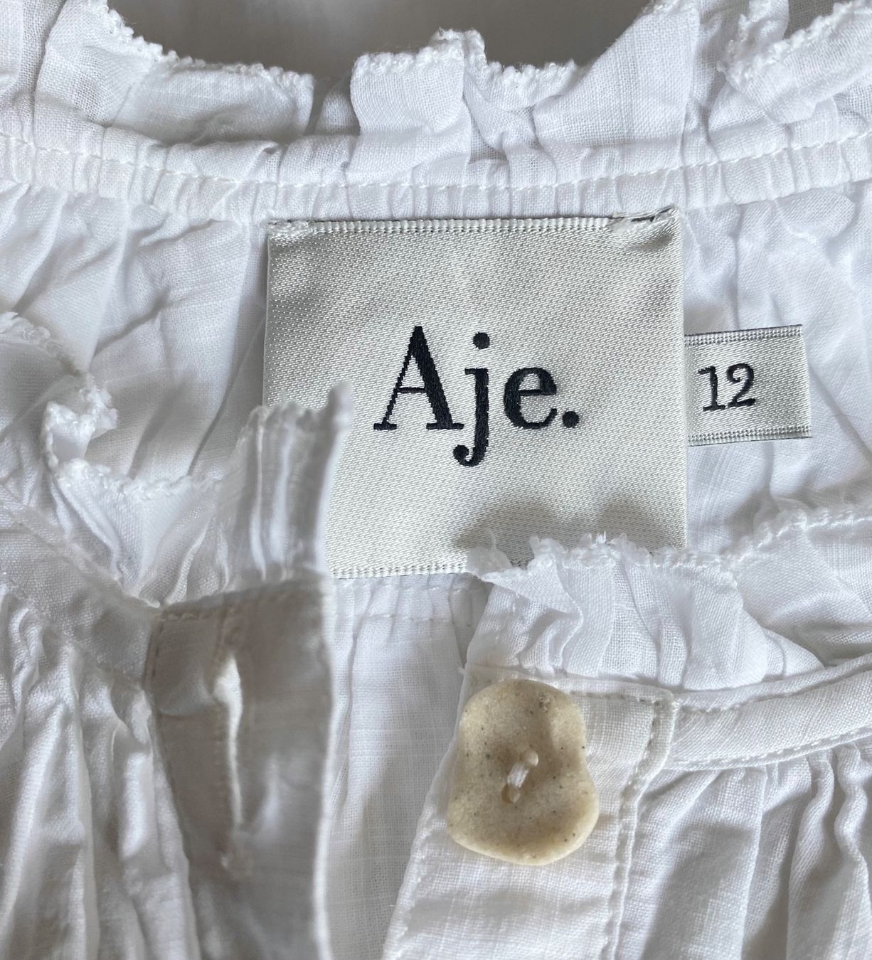Camicette: Aje Bluse aus Baumwolle Grösse 12 – Usato da Oberwil BL venduto da Leni-Mischi 3