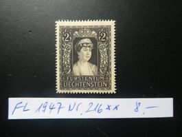 FL 1947 Nr. 216 postfrisch **