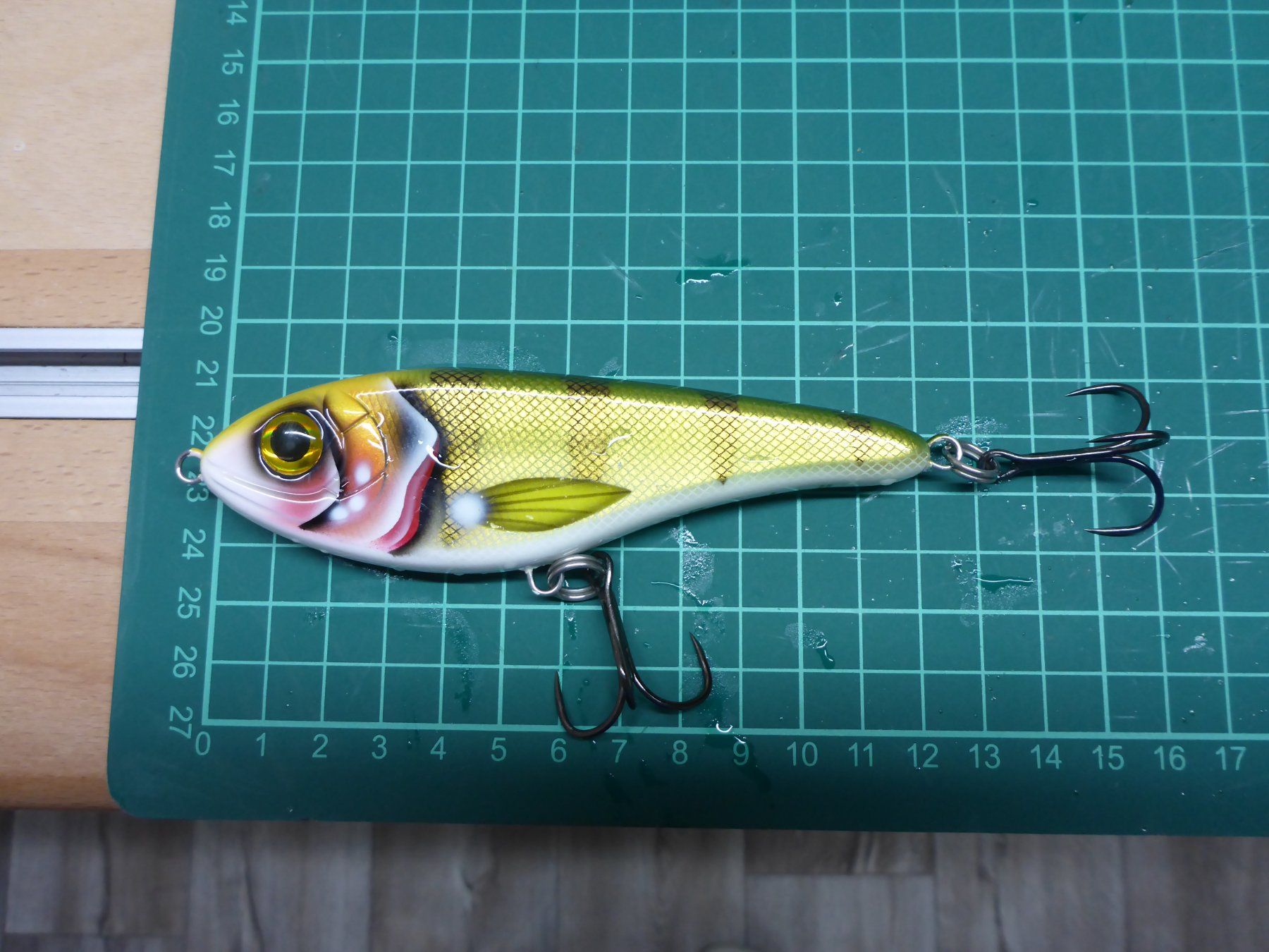Köder: Hechtköder: Strike Pro Buster Jerk II  Perch – Gebraucht aus Toffen von Biff2