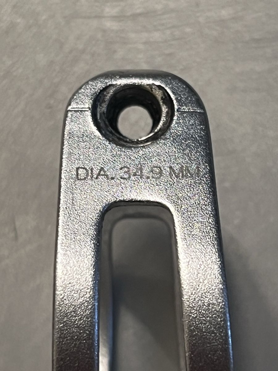 Pezzi di ricambio: Umwerferschelle Aluminium 34.9mm – Usato da Tann venduto da Floripori123 2