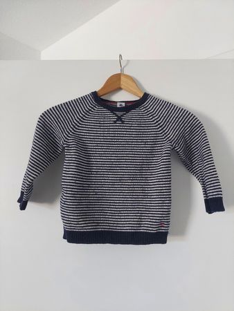 Kinder Pullover Petit Bateau gestreift Grösse 104 cm