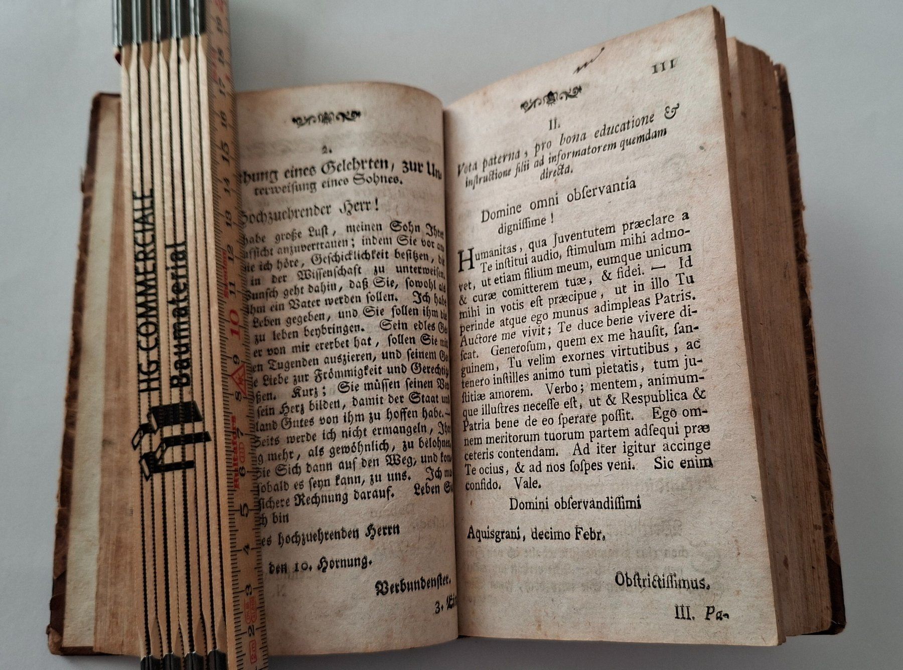 Libri: Antikes Buch "Briefe" von Jacob Mayers, 1776! Selten – Usato da Opfikon venduto da Diversamente 4
