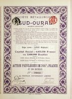 Société Métallurgique du Sud-Oural SA, Liége - 1910