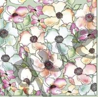 Serviette watercolour flowers meadow (1511) 2Stk.