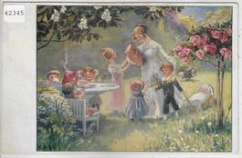 Off. Postkarte des kant. St. Gallischen Blumentages 1911