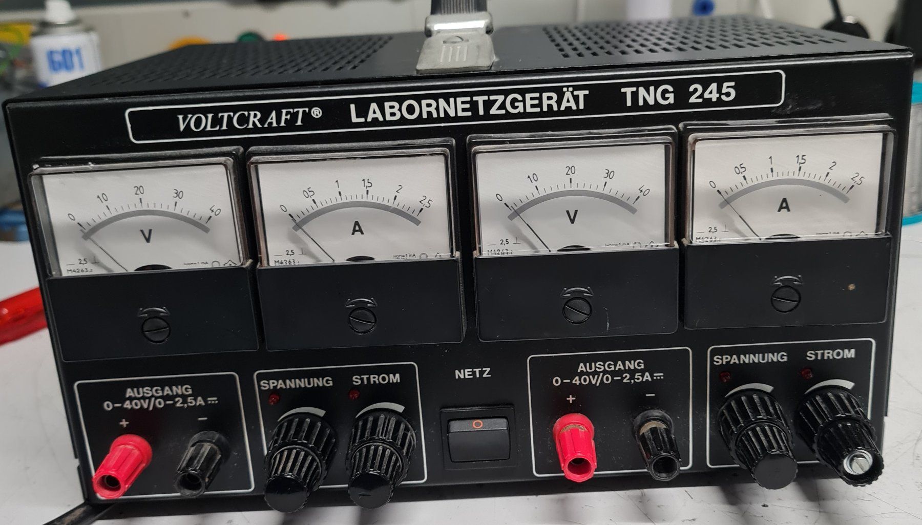 Elettrotecnica: Labornetzgerät Voltcraft 2x40V/2x2.5A Linear TNG 245, 200W – Usato da Horw venduto da Arta20000 1