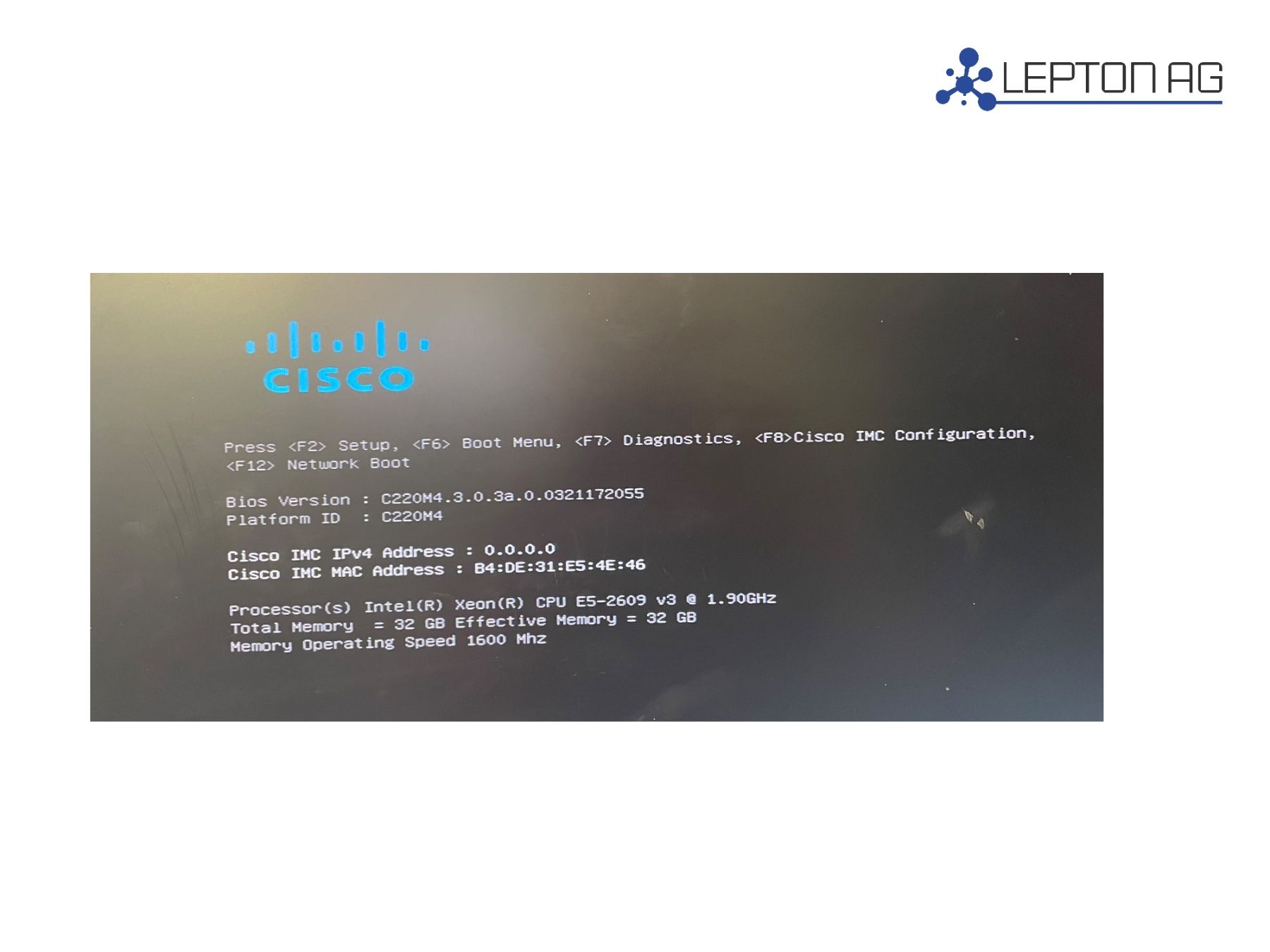Cisco Server: Cisco UCS C220 m4 Rack Server/ Xeon-E5-2609/32 GB RAM DDR4 – Usato da Niederdorf venduto da LeptonAG 3
