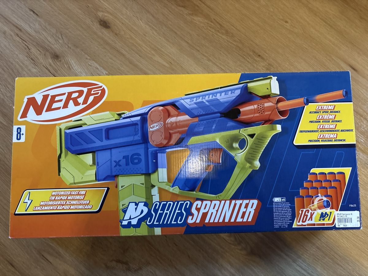 Nerf Giocattoli: Nerf N-series Sprinter Neu – Nuovo e nell'imballaggio originale da Richterswil venduto da koalina24 3