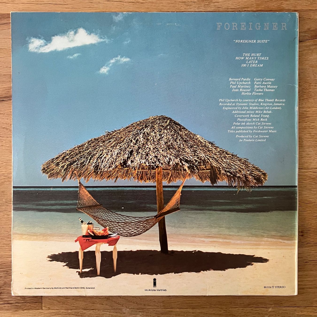 Dischi in vinile: Cat Stevens - Foreigner / 1. D-Press. 1973 – Usato da Gais venduto da soundcave57 1
