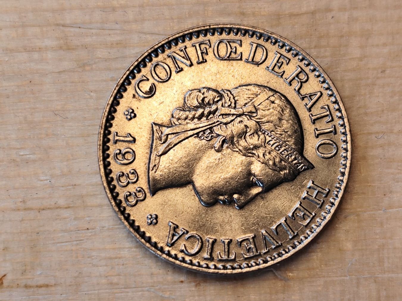 Alle Münzen: ==> 10Rp 1933 -stgl <== – Gebraucht aus Bern von b.man_is_back 1