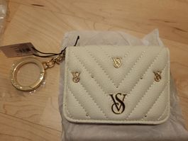 Victoria's Secret Kartenetui Beige Gold Schlüsselanhänger
