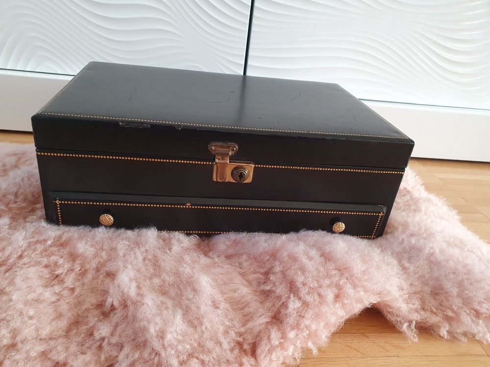 Handgefertigte Schmuckschatulle Aus Holz - Rustikale Aufbewahrungsbox 20x12 Cm Für Schmuck & Erinnerungen