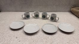 Starbucks Tassen Set, 4 Stück, Rarität!