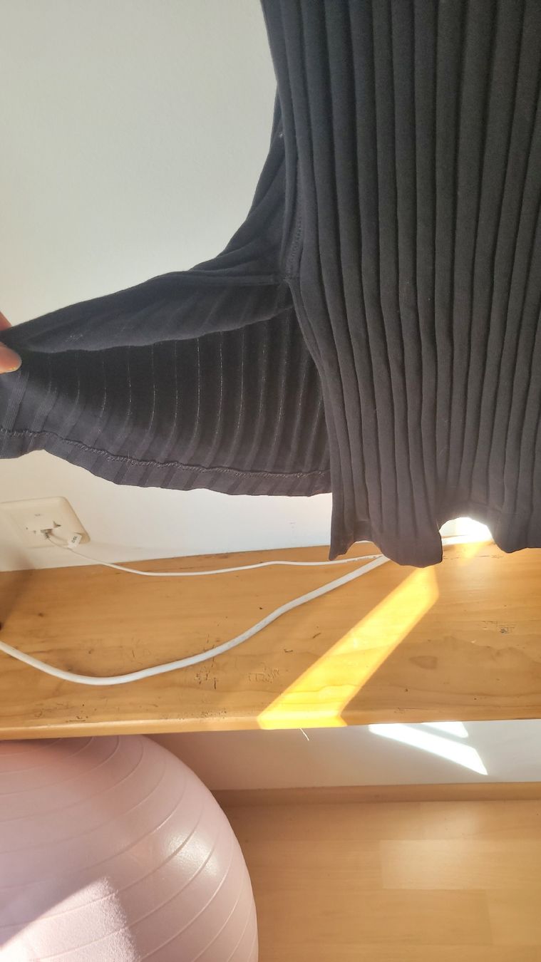 Vestiti: Rippstrick Kleid schwarz Zaida Grösse 40 – Usato da Horgenberg venduto da Klatschmohnmaria 3